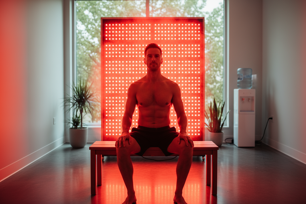red light therapy en mand tage det 